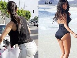 Bokong Kim Kardashian Bulat dan Kencang, Asli atau Implan?