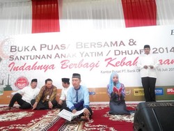 Di Acara Buka Bersama Bank DKI, Ahok Minta Didoakan Anak Yatim Piatu