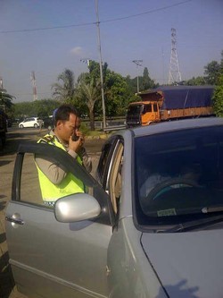 Pengemudi Altis Meninggal di Tol Jagorawi