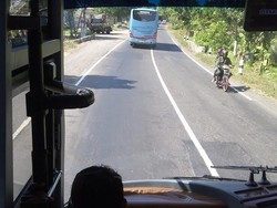 Ruas Jalan di Jalur Mudik Jombang Hingga Pasuruan Mulus
