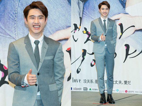 Foto-foto D.O EXO di Jumpa Pers Its Ok, Its Love