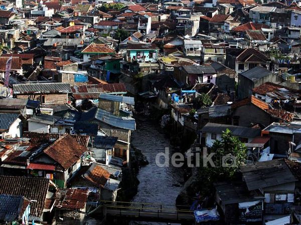 Pemukiman Padat di Kota Bandung