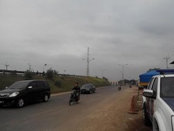 Persimpangan Kanci Ini Tempat Kendaraan Pemudik Stagnan