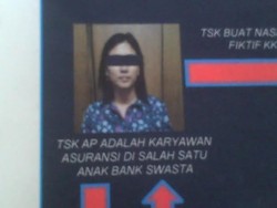 Wanita Cantik yang Rugikan Bank Mandiri Rp 241 Juta Beraksi Sendiri