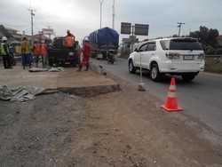 Pak Menteri, Tambalan Aspal di Jalur Pantura Bagaikan Ombak Darat