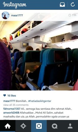 Penumpang MH17 Ini Curhat Sedikit Deg-degan di Instagram Sebelum Take Off