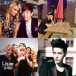 Eric Nam Pose Bareng Paris Hilton, Pesan Misterius Wu Yifan di Weibo
