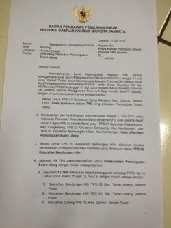 Ini Data Pelanggaran di 13 TPS yang Akan Gelar Coblosan Ulang