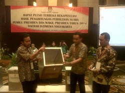 KPU DIY: Jokowi-JK Raih 55,81% Suara, Unggul Diseluruh Kabupaten/Kota