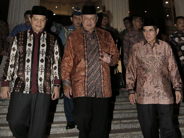 SBY Bertemu Pimpinan Lembaga Negara di MK SBY Bertemu Pimpinan Lembaga Negara di MK