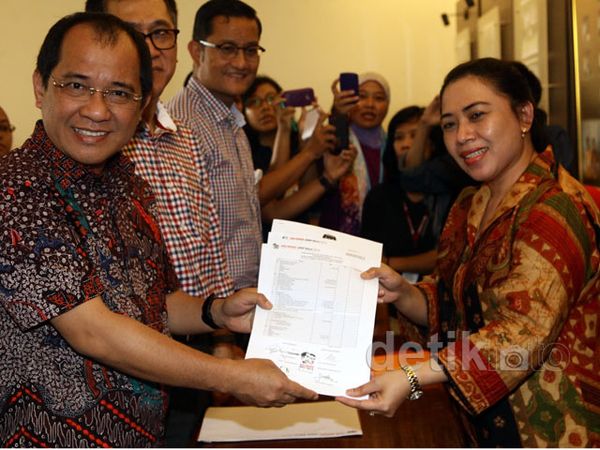 Timses Jokowi-JK Laporkan Dana Kampanye