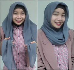 Tutorial Tren Hijab Hana ala Dewi Sandra