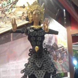 Ini Patung Penari Bali dari Koin yang Harganya Rp 75 Juta