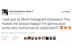 Followers Instagram Lampaui 16 Juta, Kim Kardashian Selfie Berbikini