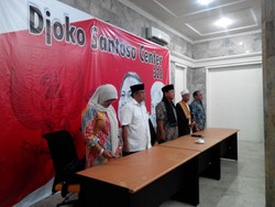 Prabowo Gelar Pertemuan Tertutup Singkat di Djoko Santoso Center