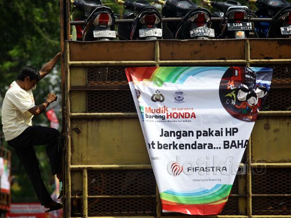 Pengiriman Motor Gratis Untuk Pemudik