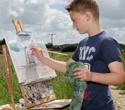 Mengagumkan! Lukisan Anak 11 Tahun Terjual Rp 7,9 Milliar