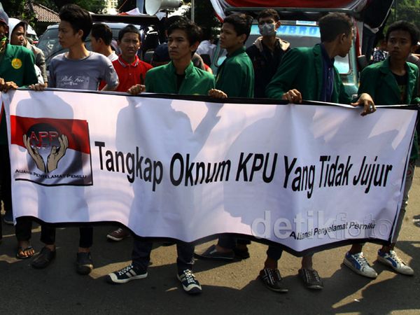 Demo Desak Pemilu Jujur