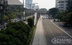 Penampakan Jl Gatot Subroto, Thamrin, Casablanca, Pancoran yang Mirip Hari Minggu