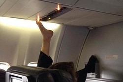 Ramai di Twitter, Foto Traveler Kaki Terbang