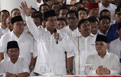Prabowo Tiba di Rumah Polonia Adakan Rapat dengan Timkamnas