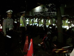 Jelang Penetapan Presiden Terpilih, Jl Imam Bonjol di Depan KPU Steril
