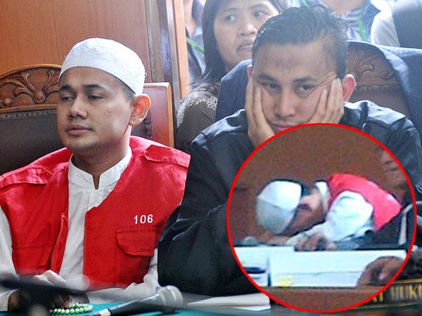 Guntur Bumi Ngantuk di Persidangan