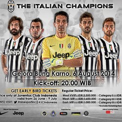 Beli Tiket Laga Juventus di GBK Pakai Kartu Kredit Bank Mega, Dapat Diskon