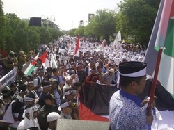 Ribuan Pelajar dan PNS Aceh Gelar Aksi Solidaritas untuk Palestina