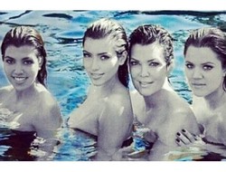 Seksinya Kardashian Bersaudari Foto di Kolam Renang Seksinya Kardashian Bersaudari Foto di Kolam Renang