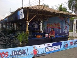 Pemudik Motor Bisa Leha-leha di Posko Siaga di Cirebon
