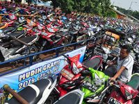 Ribuan Sepeda Motor Ikut Mudik