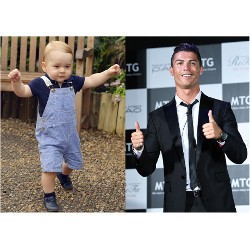 Ultah Pertama Pangeran George, CR7 Ganteng dengan Setelan Jas