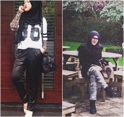 Hijab Style: Tampil Edgy Ala Dianisa Shafana, Hijabers Berdarah Jepang