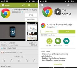 Google Poles Play Store dengan Gaya Android L