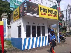 Pemudik Bisa Makan Mi Gratis di Pos Pelayanan Polri