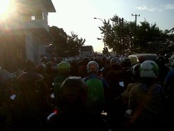 Pemudik Motor Mulai Sesaki Kalimalang