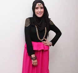 Hijab Style: Cantiknya Pemenang Kedua Hijab Hunt 2013, Syarifah Gabriella