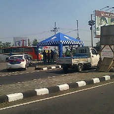 Antisipasi Macet, Polisi Siapkan Pos Bang Juri di Mengkreng Kediri