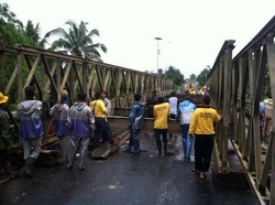 Jembatan Cibaruyan di Ciamis Masih Ditutup, Lalin Dialihkan via Rajapolah