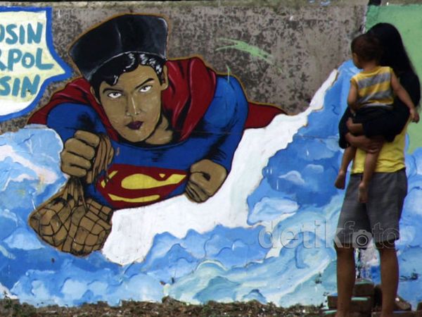 Mural Menyambut Lebaran