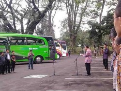189 PNS Gedung Sate Mudik Bareng