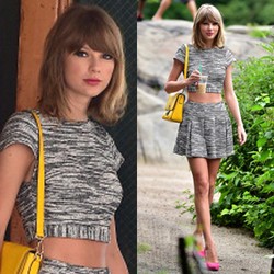 Gaya Chic dan Seksi Taylor Swift di Central Park