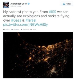 Astronot Jerman Sebut Foto Gaza dari Luar Angkasa Sangat Menyedihkan