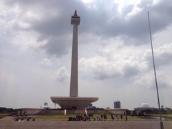 Jelang Lebaran, Monas Sepi Pengunjung