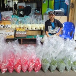 Pedagang Bunga Ketiban Rezeki Jelang Lebaran