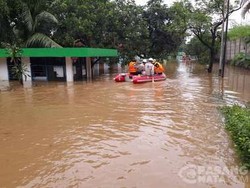 Kawasan Industri Pengolahan Air Palyja di Cilandak Kebanjiran