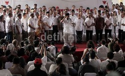Tim Prabowo-Hatta Gelar Open House di Rumah Polonia Bersama Relawan