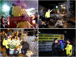 Walikota Bima Arya Ikut Bersihkan Bogor dari Sampah Sisa Malam Takbiran