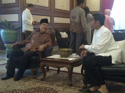 Rayakan Idul Fitri, JK dan Istri Datangi Rumah Jokowi